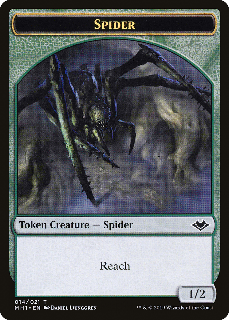 Shapeshifter // Spider Double-Sided Token [Modern Horizons Tokens] | Grognard Games