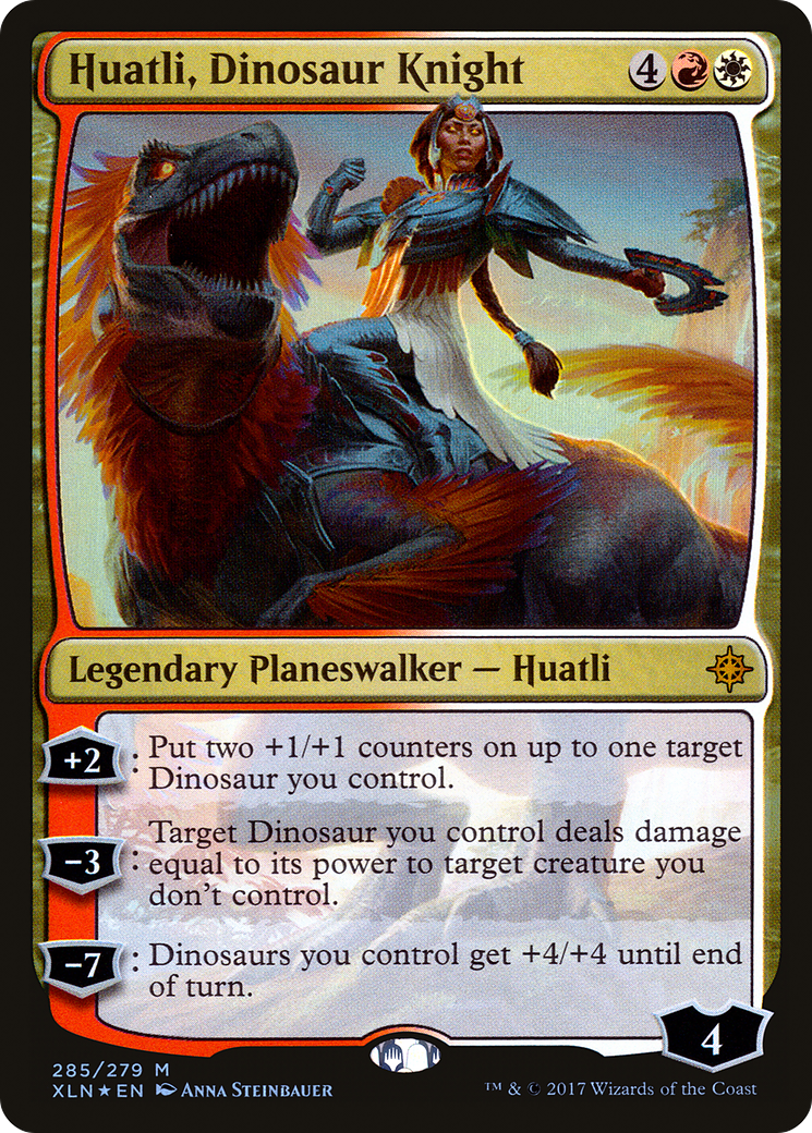 Huatli, Dinosaur Knight (XLN-285) - Ixalan | Grognard Games
