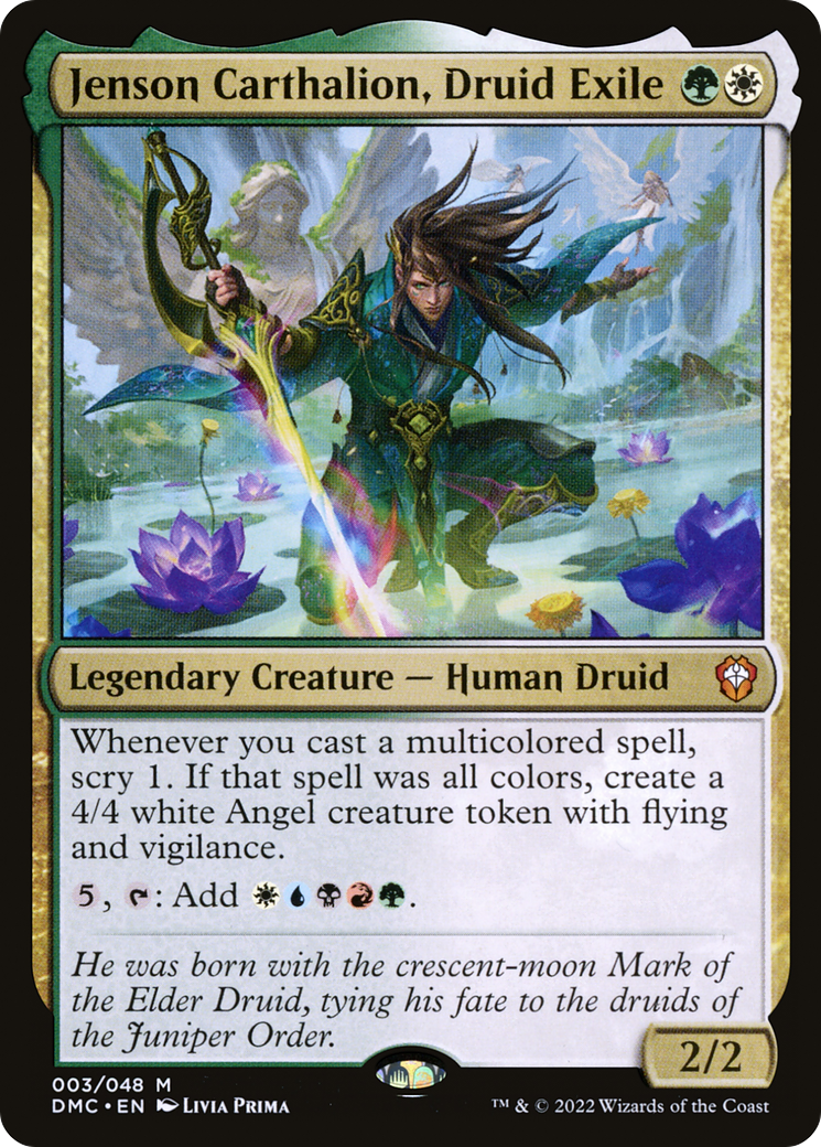 Jenson Carthalion, Druid Exile [Dominaria United Commander] | Grognard Games