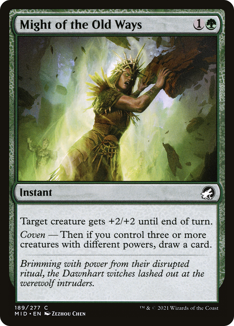 Might of the Old Ways [Innistrad: Midnight Hunt] | Grognard Games