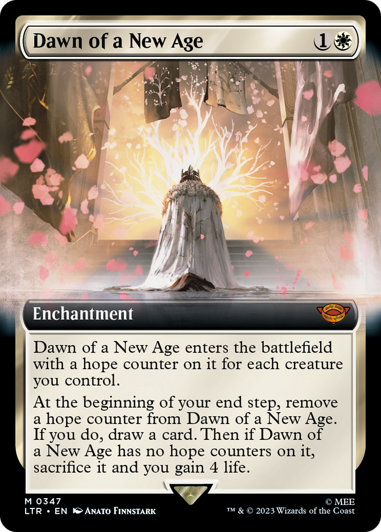 Dawn of a New Age (LTR-347) - The Lord of the Rings: Tales of Middle-earth: (Extended Art) Foil | Grognard Games
