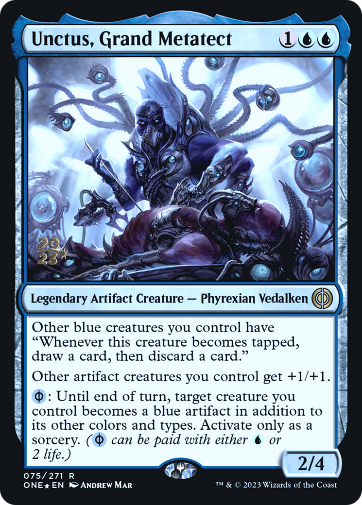 Unctus, Grand Metatect [Phyrexia: All Will Be One Prerelease Promos] | Grognard Games