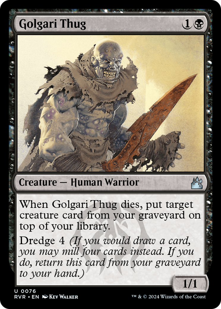 Golgari Thug [Ravnica Remastered] | Grognard Games