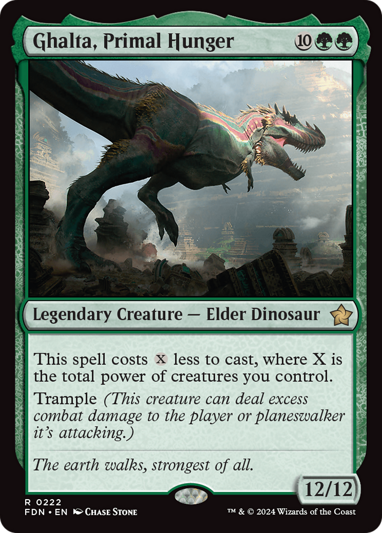 Ghalta, Primal Hunger [Foundations] | Grognard Games