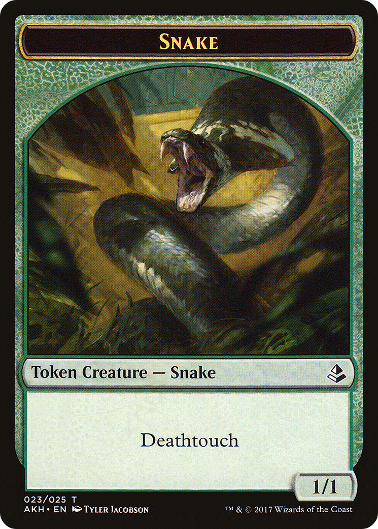 Snake (AKH-023) - Amonkhet Tokens Foil | Grognard Games