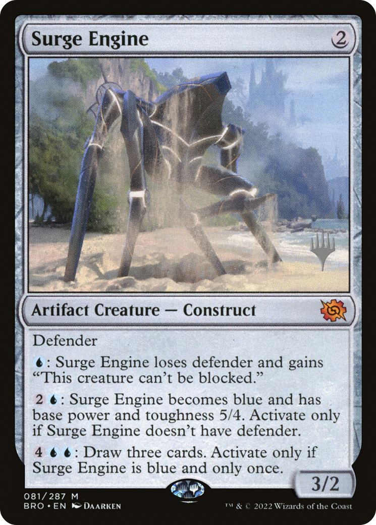 Surge Engine (Promo Pack) [The Brothers' War Promos] | Grognard Games