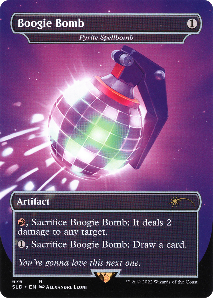Pyrite Spellbomb - Boogie Bomb (Borderless) [Secret Lair Drop Promos] | Grognard Games