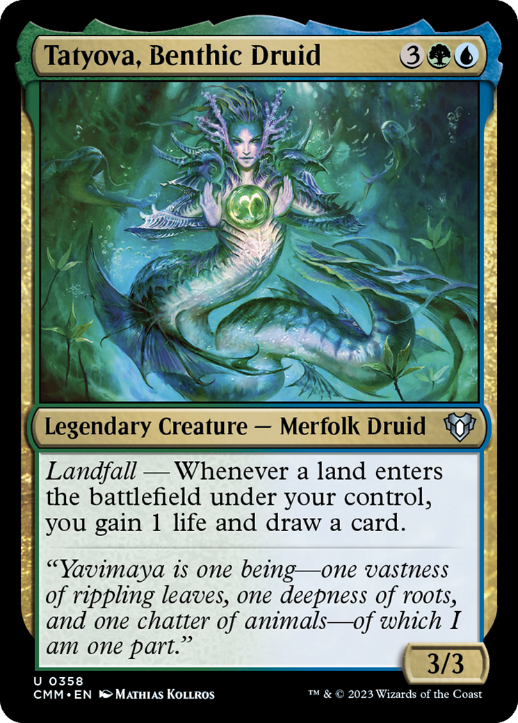 Tatyova, Benthic Druid [Commander Masters] | Grognard Games