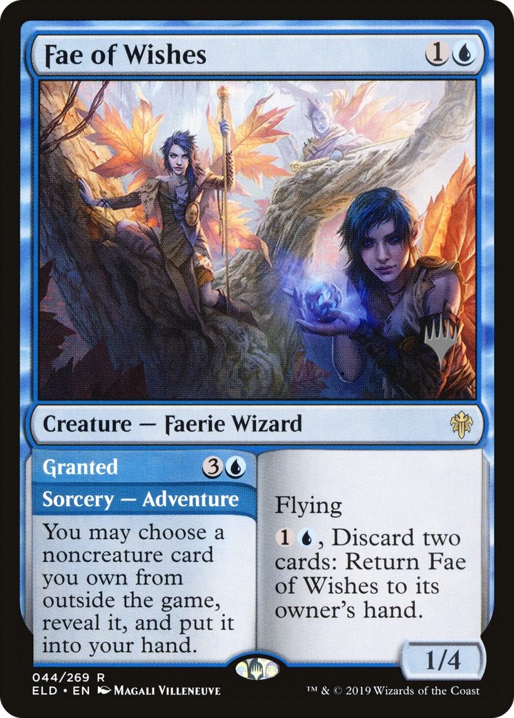 Fae of Wishes // Granted (Promo Pack) [Throne of Eldraine Promos] | Grognard Games