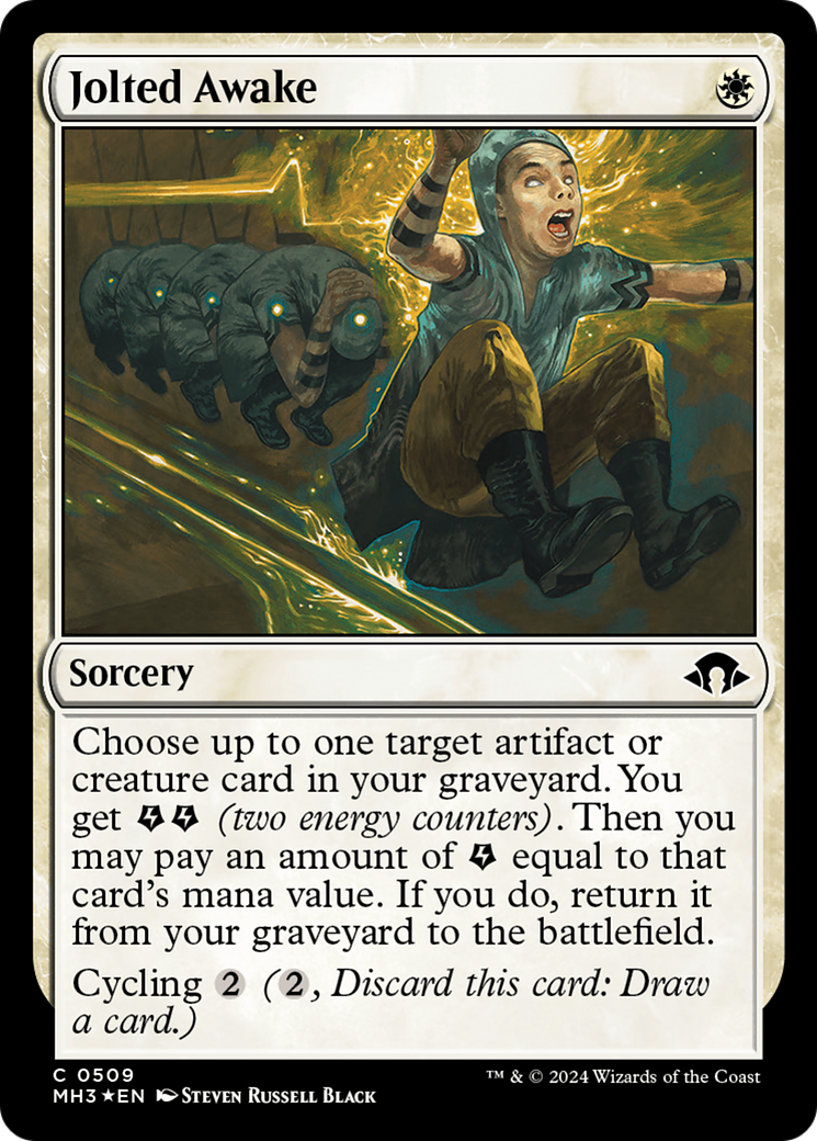 Jolted Awake (Ripple Foil) [Modern Horizons 3] | Grognard Games