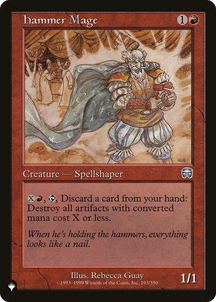 Hammer Mage [The List] | Grognard Games