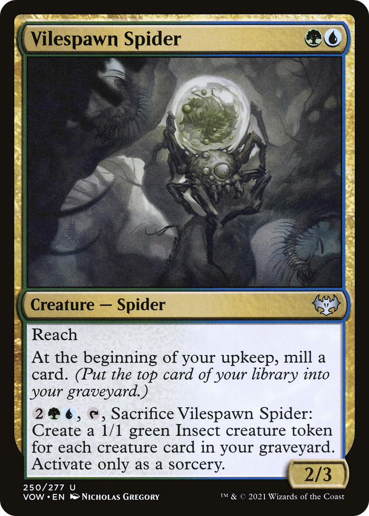 Vilespawn Spider [Innistrad: Crimson Vow] | Grognard Games