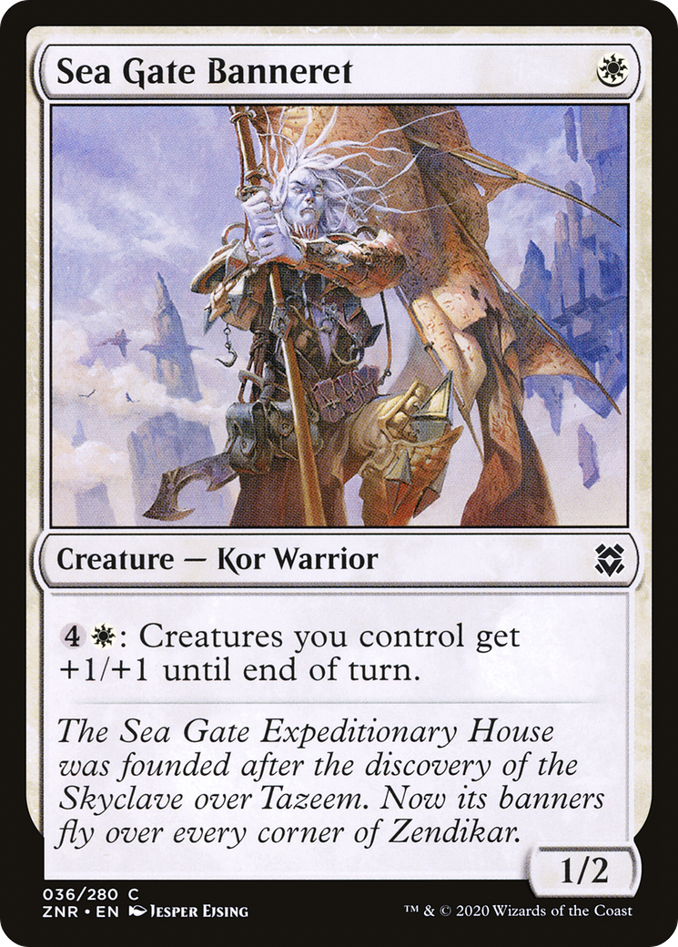 Sea Gate Banneret [Zendikar Rising] | Grognard Games