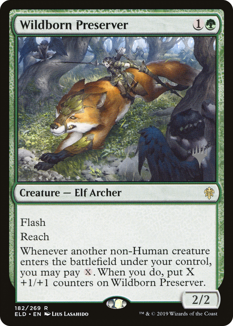 Wildborn Preserver (Promo Pack) [Throne of Eldraine Promos] | Grognard Games