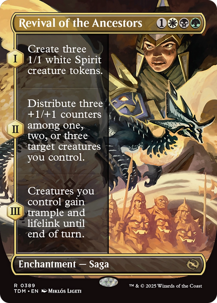 Revival of the Ancestors (Borderless) [Tarkir: Dragonstorm] | Grognard Games