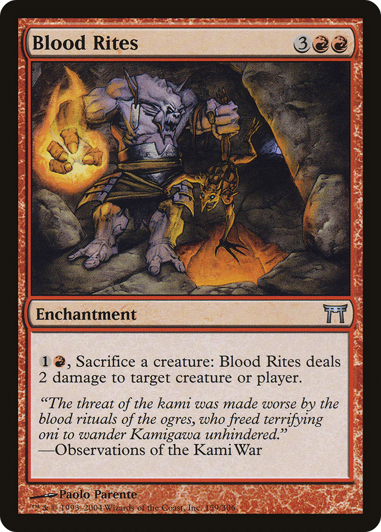 Blood Rites [Champions of Kamigawa] | Grognard Games