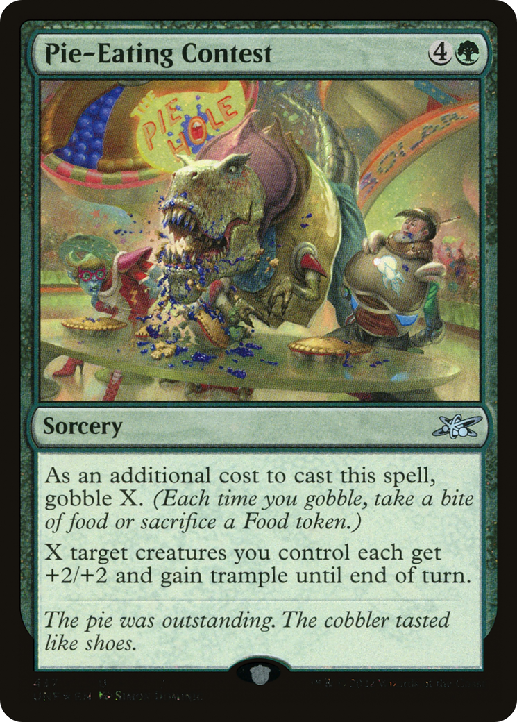 Pie-Eating Contest (Galaxy Foil) [Unfinity] | Grognard Games