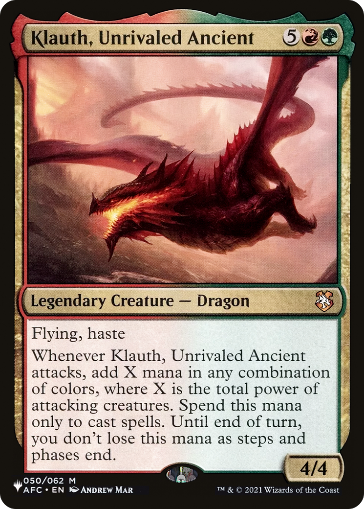 Klauth, Unrivaled Ancient [The List] | Grognard Games