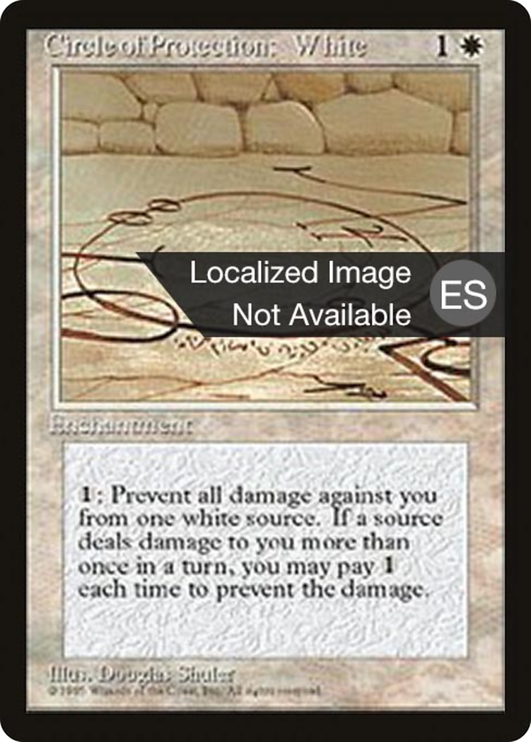 Circle of Protection: White [Fourth Edition (Foreign Black Border)] | Grognard Games