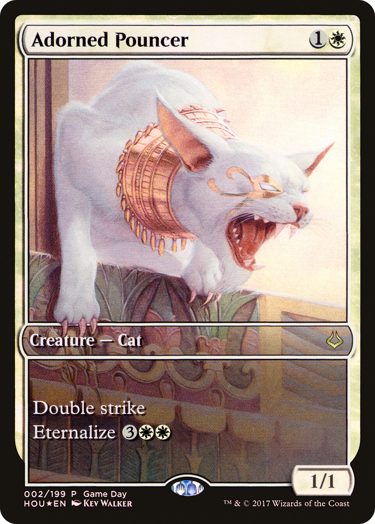 Adorned Pouncer (Game Day) [Hour of Devastation Promos] | Grognard Games