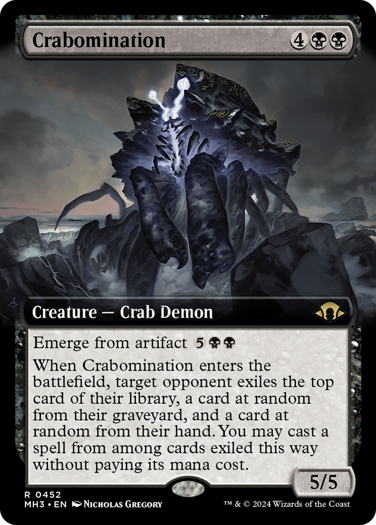 Crabomination (Extended Art) [Modern Horizons 3] | Grognard Games