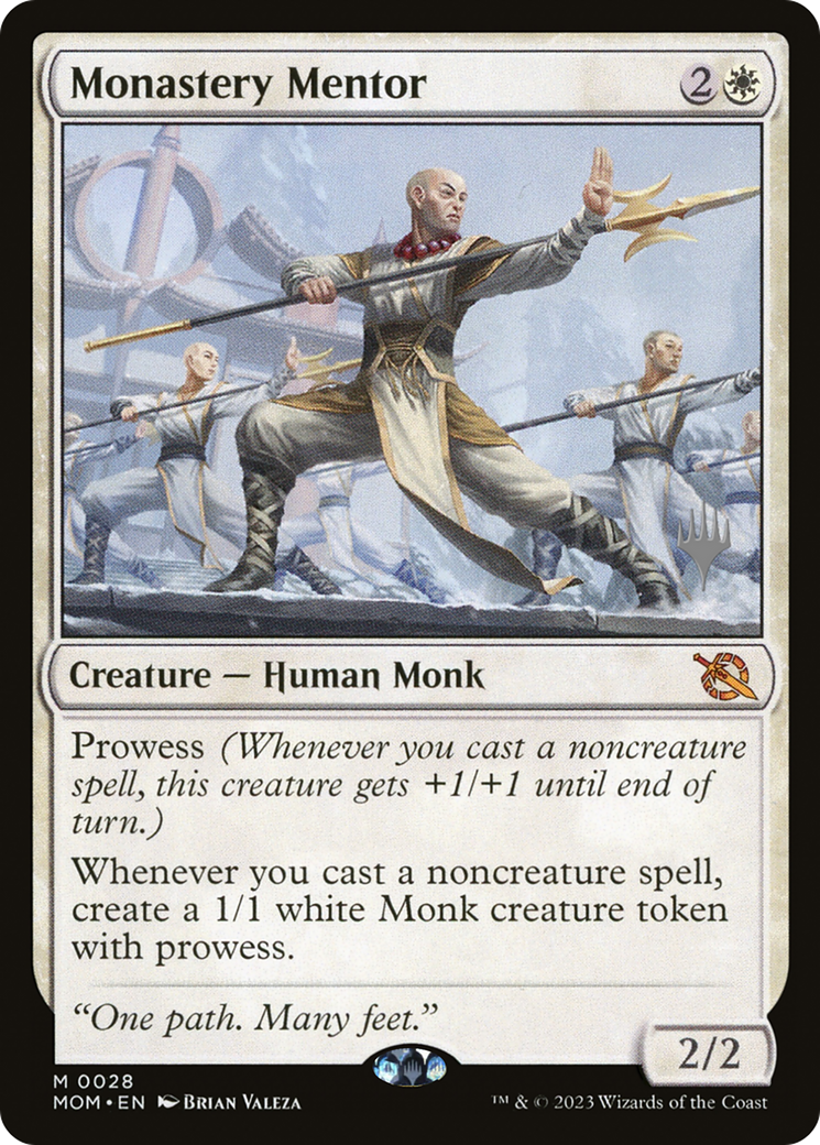 Monastery Mentor (Promo Pack) [March of the Machine Promos] | Grognard Games