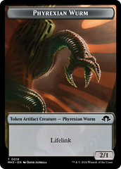 Eldrazi Spawn // Phyrexian Wurm (0018) Double-Sided Token [Modern Horizons 3 Tokens] | Grognard Games