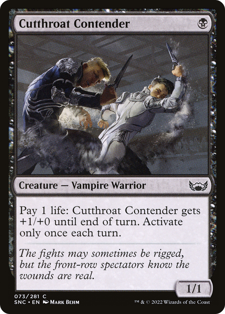 Cutthroat Contender [Streets of New Capenna] | Grognard Games