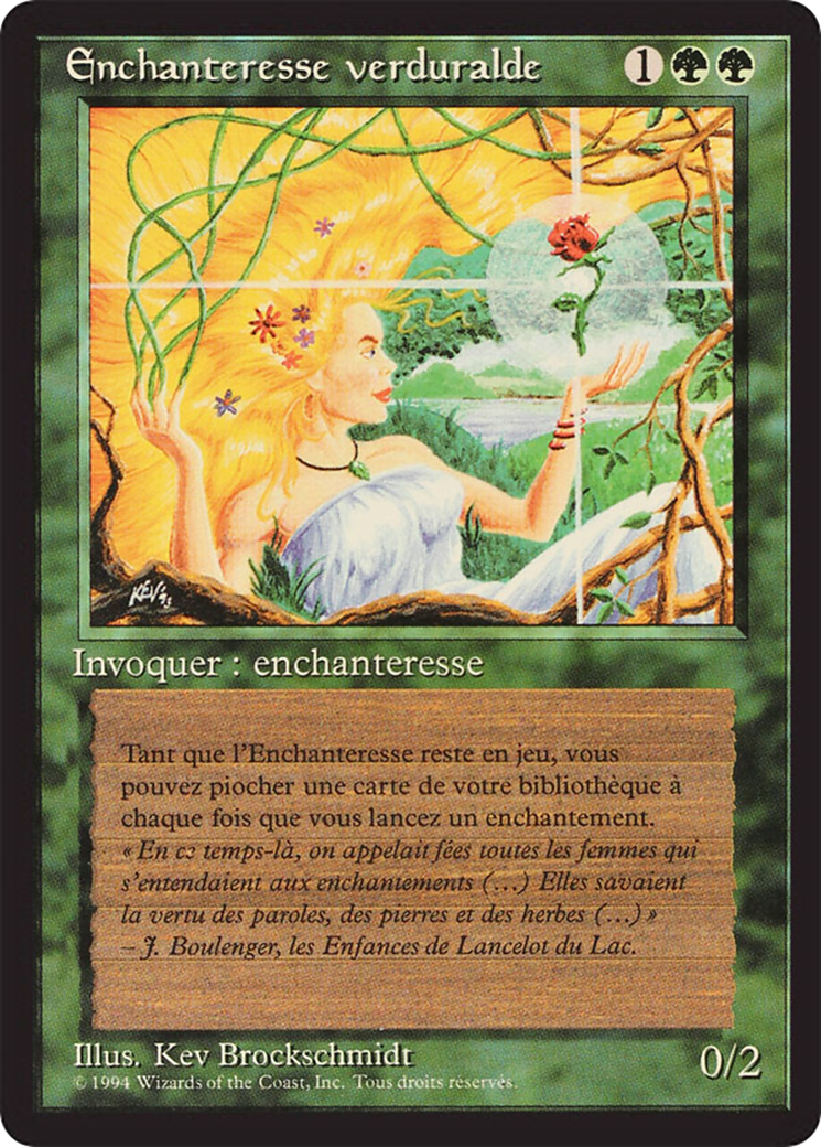 Verduran Enchantress [Foreign Black Border] | Grognard Games