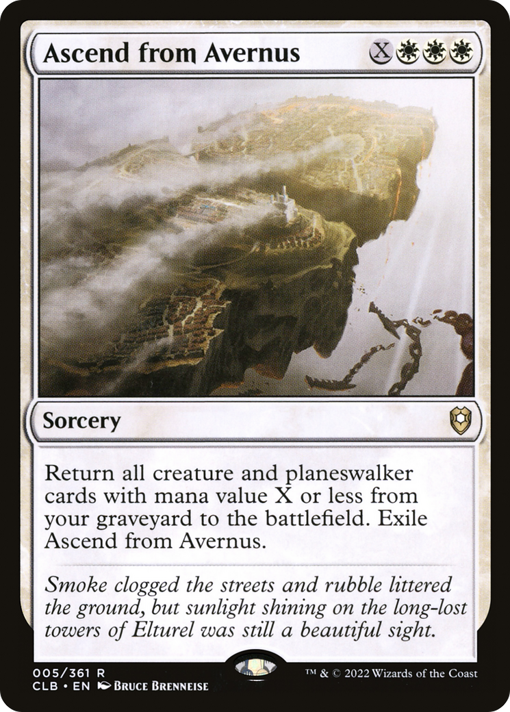 Ascend from Avernus [Commander Legends: Battle for Baldur's Gate] | Grognard Games