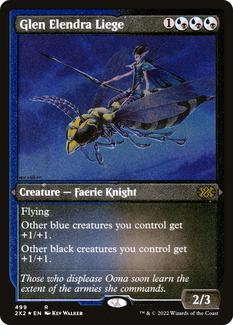 Glen Elendra Liege (Foil Etched) (2X2-499) - Double Masters 2022 Foil | Grognard Games
