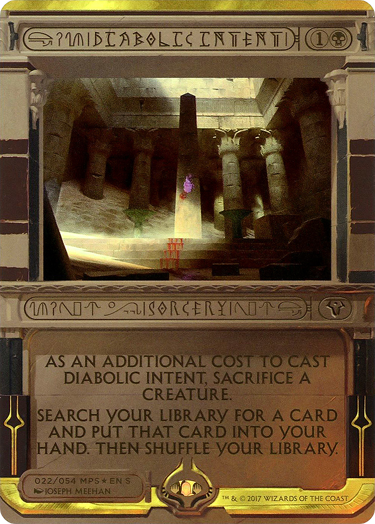 Diabolic Intent (Invocation) [Amonkhet Invocations] | Grognard Games