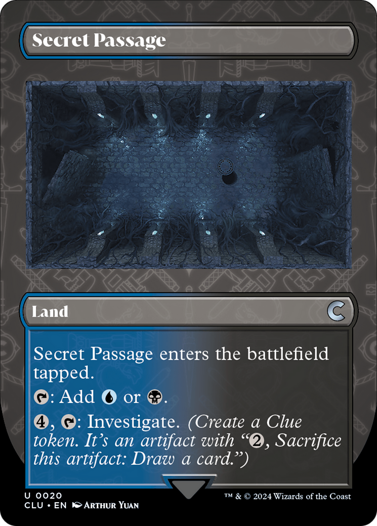 Secret Passage (Borderless) [Ravnica: Clue Edition] | Grognard Games