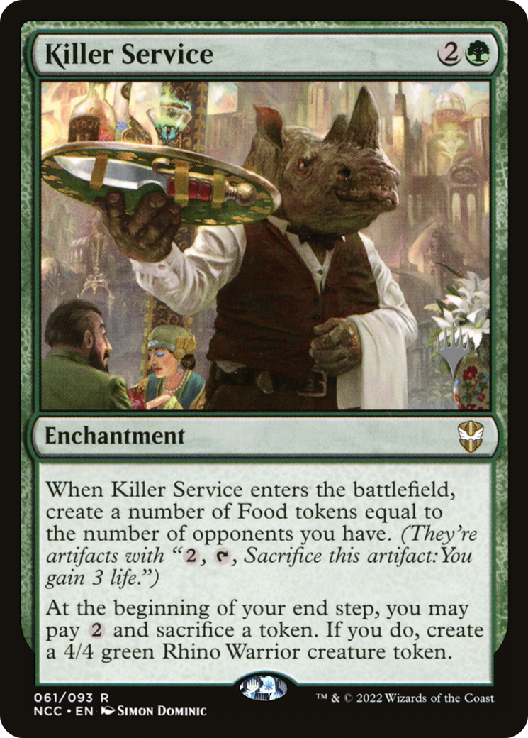 Killer Service (Promo Pack) [Streets of New Capenna Commander Promos] | Grognard Games