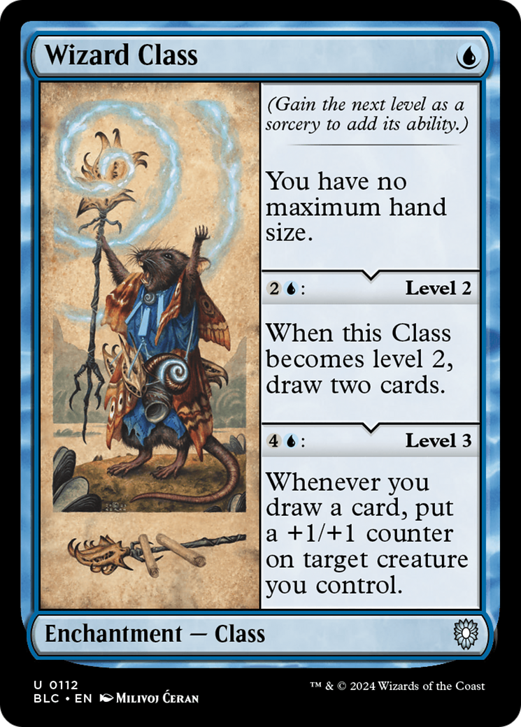 Wizard Class [Bloomburrow Commander] | Grognard Games