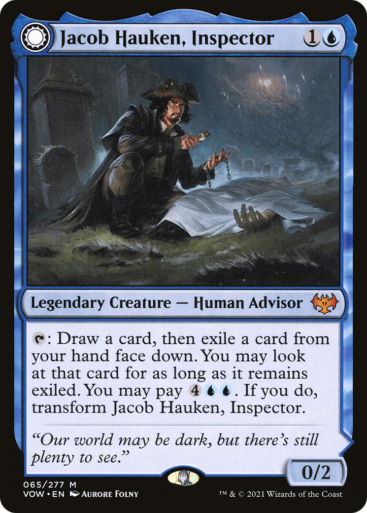 Jacob Hauken, Inspector // Hauken's Insight [Innistrad: Crimson Vow] | Grognard Games
