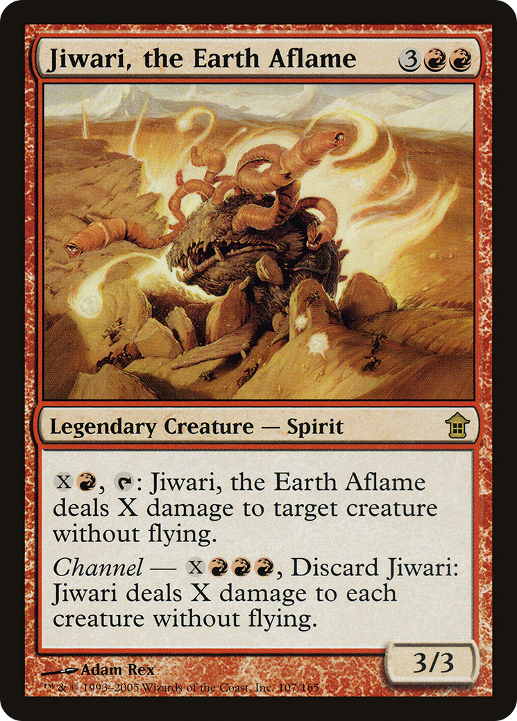 Jiwari, the Earth Aflame [Saviors of Kamigawa] | Grognard Games