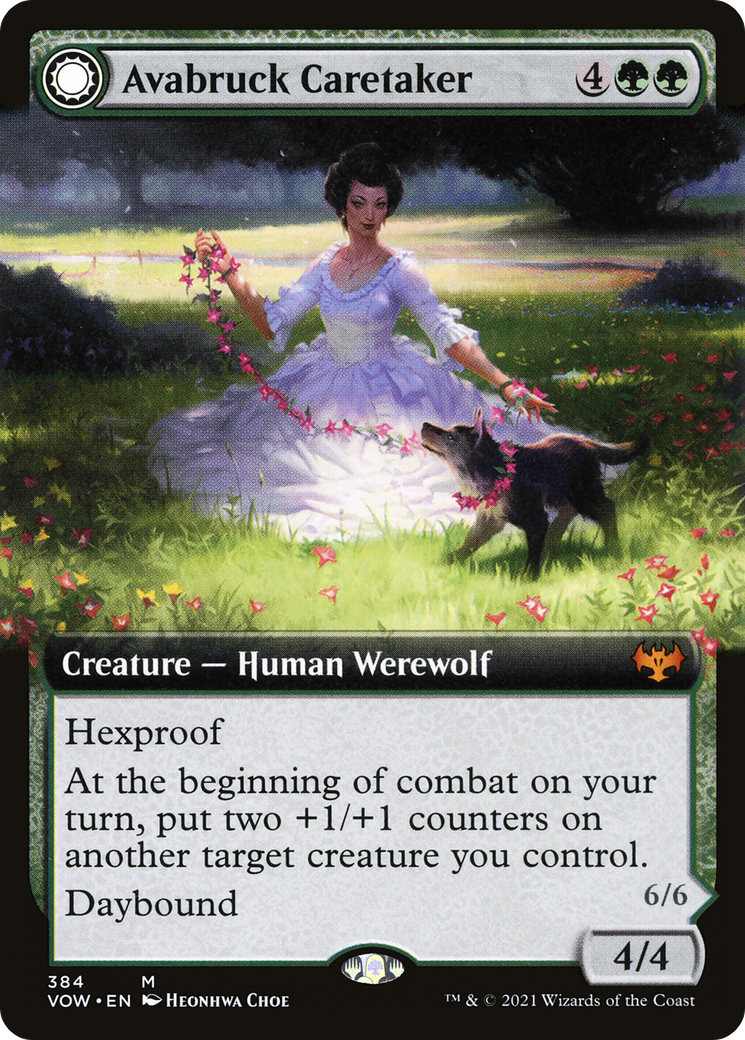Avabruck Caretaker // Hollowhenge Huntmaster (Extended) [Innistrad: Crimson Vow] | Grognard Games