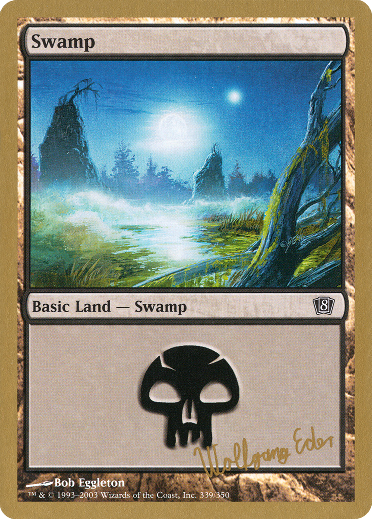 Swamp (we339) (Wolfgang Eder) [World Championship Decks 2003] | Grognard Games