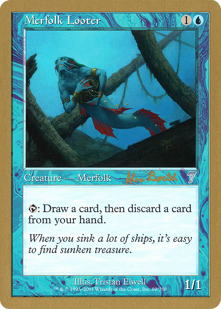 Merfolk Looter (Alex Borteh) [World Championship Decks 2001] | Grognard Games