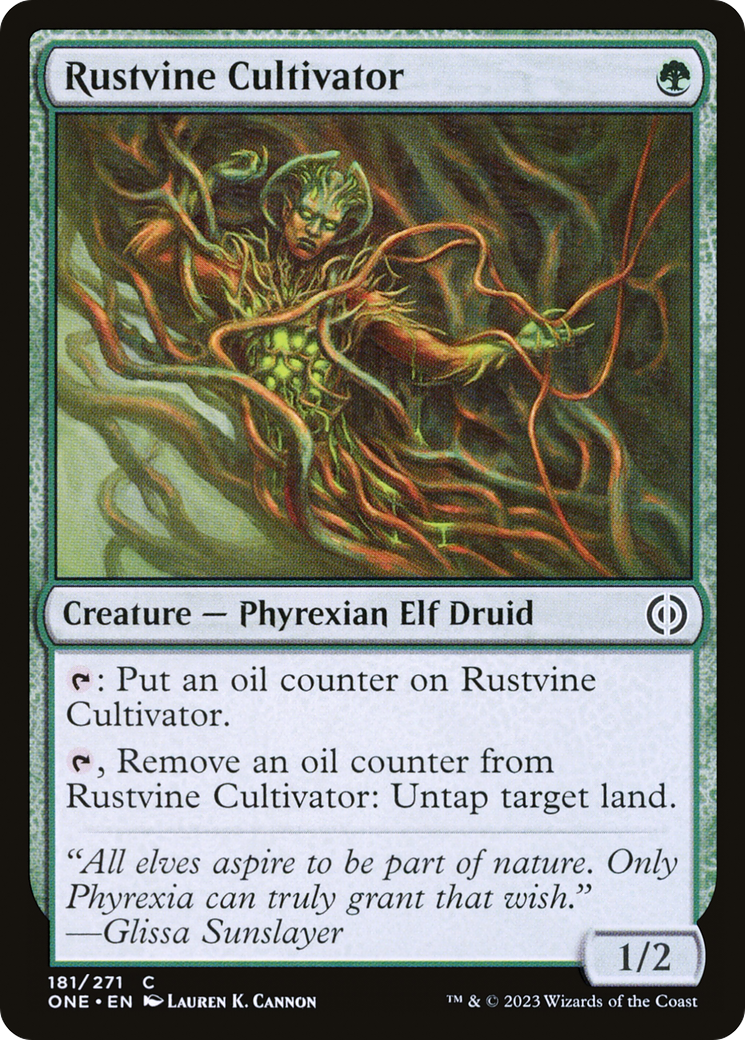Rustvine Cultivator [Phyrexia: All Will Be One] | Grognard Games