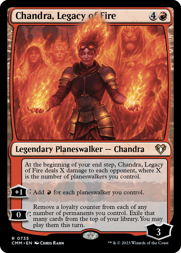 Chandra, Legacy of Fire [Commander Masters] | Grognard Games