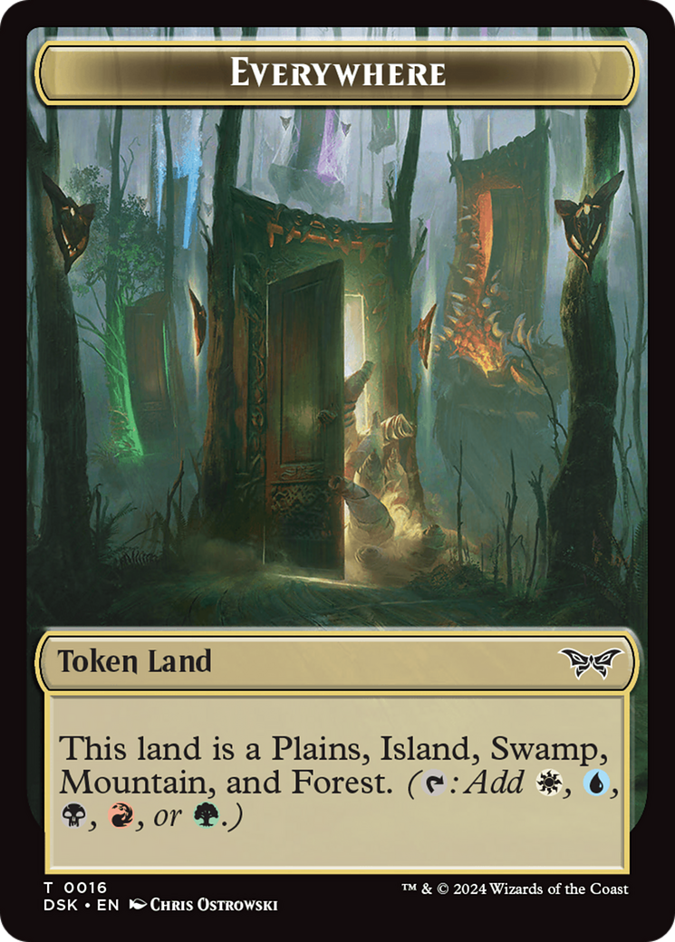 Everywhere Token (DSK-016) - Duskmourn: House of Horror Tokens | Grognard Games