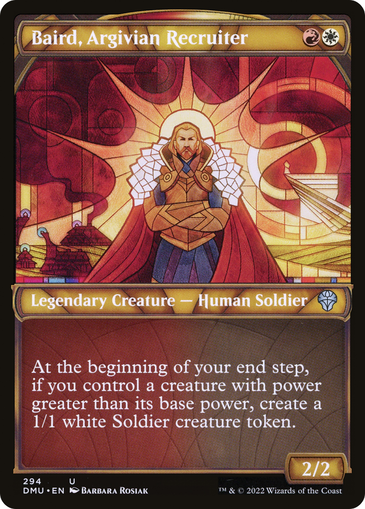 Baird, Argivian Recruiter (Showcase) [Dominaria United] | Grognard Games