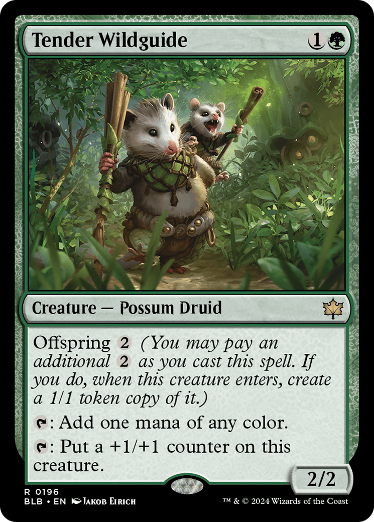 Tender Wildguide [Bloomburrow] | Grognard Games