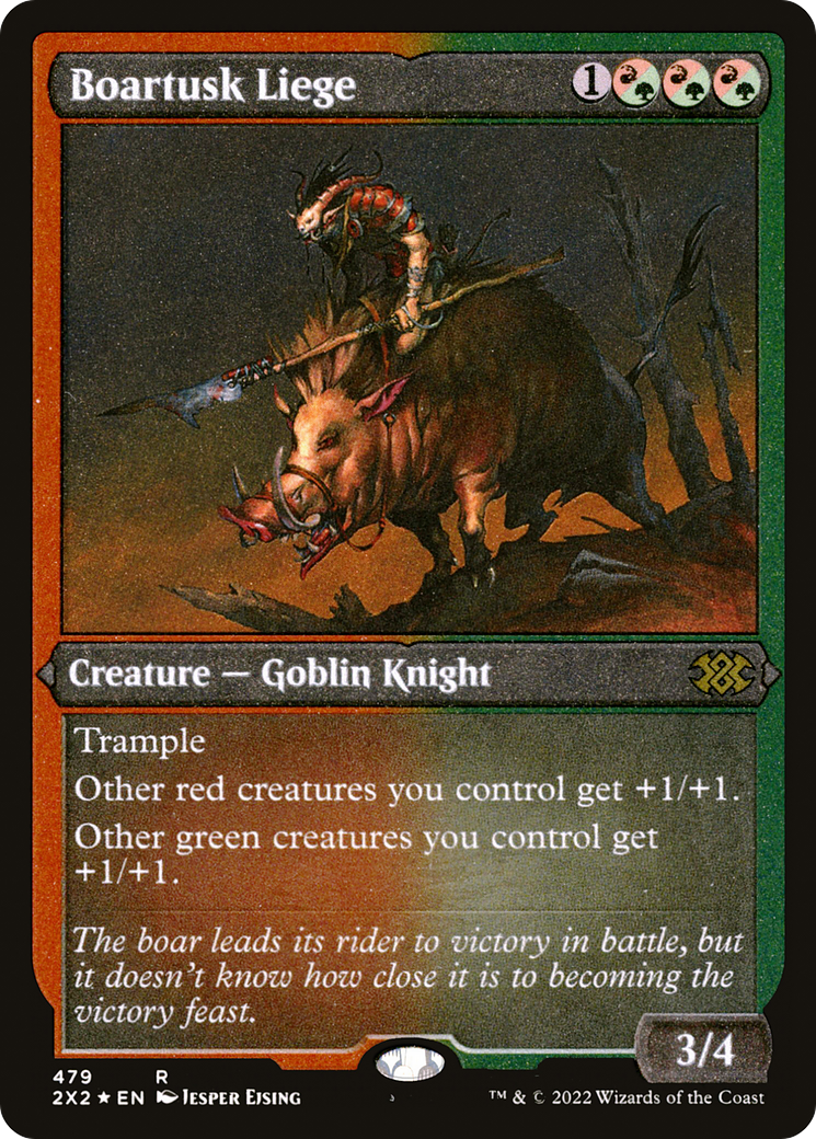 Boartusk Liege (Foil Etched) (2X2-479) - Double Masters 2022 Foil | Grognard Games