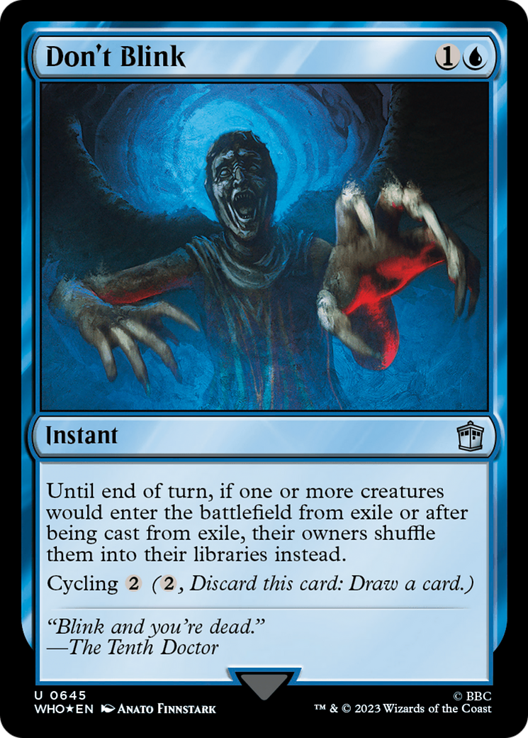Don't Blink (Surge Foil) [Doctor Who] | Grognard Games