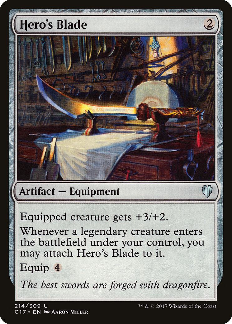 Hero's Blade [Commander 2017] | Grognard Games