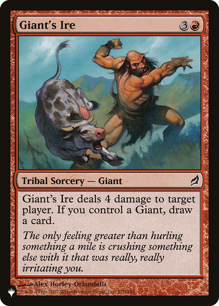Giant's Ire [The List] | Grognard Games