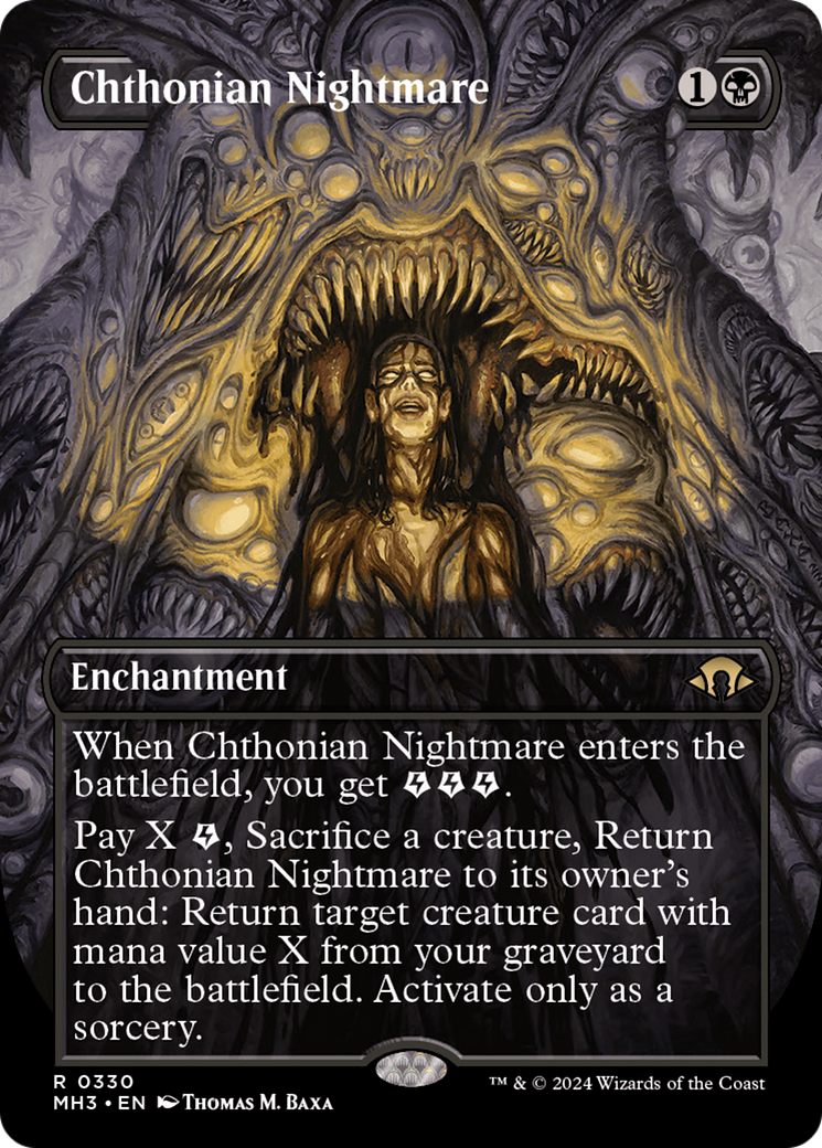 Chthonian Nightmare (Borderless) [Modern Horizons 3] | Grognard Games